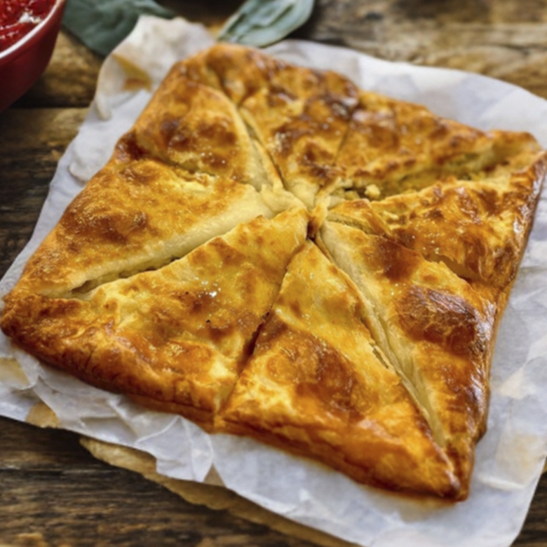 Пеновани с курицей и сыром