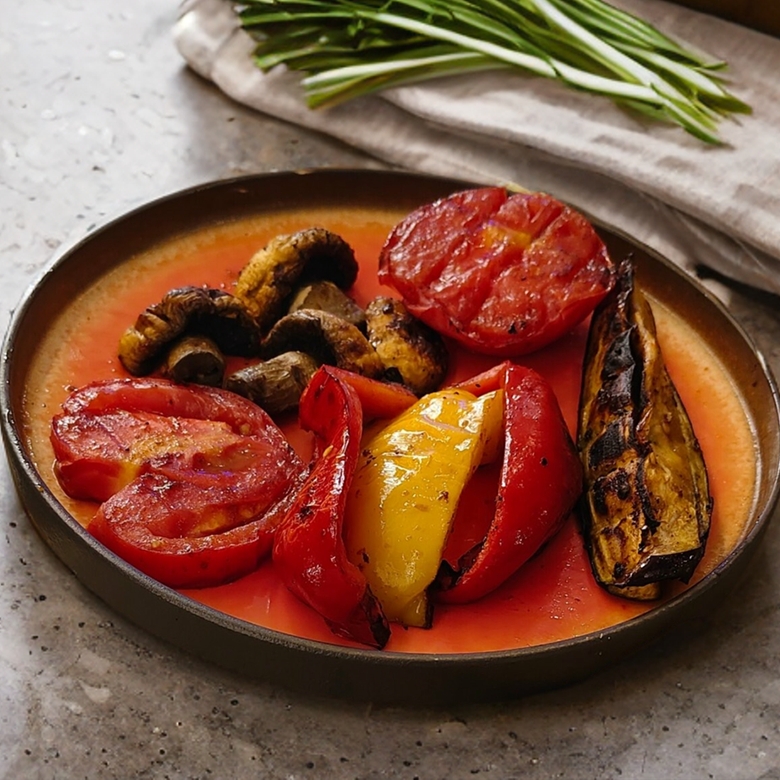 Овощи на углях