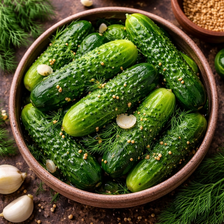 Огурцы малосольные