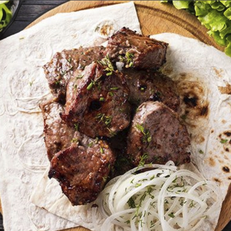 Шашлык из свиной шейки  * - минимальный заказ от 200 грамм