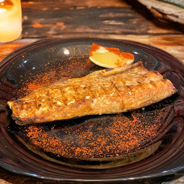 Горбуша на углях